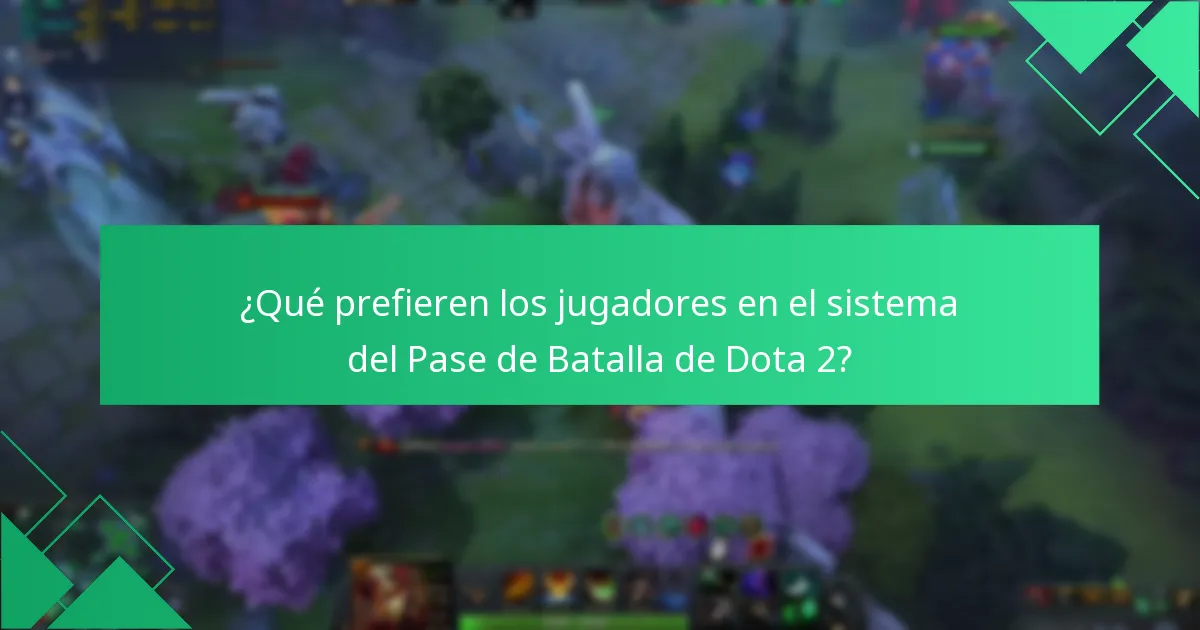 ¿Qué prefieren los jugadores en el sistema del Pase de Batalla de Dota 2?